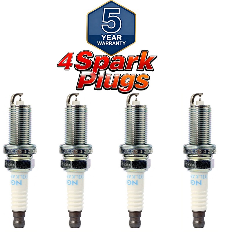4PCS NGK 9029 Spark Plugs DILKAR6A11 Laser Platinum For Nissan Chevrolet