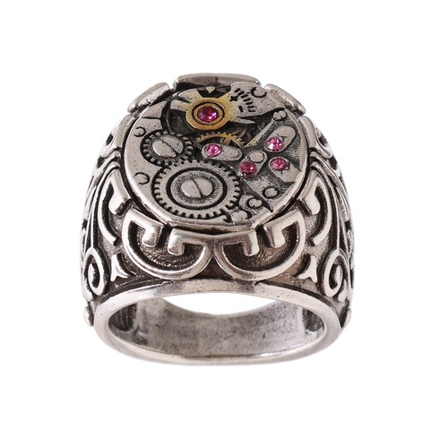 de Disfraz Steampunk Gear Anillo Aleación Unisex Talla 6-12 2 Colores | eBay