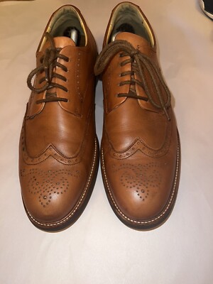 Men\'s “Hubbard” Brown Leather Wingtip Dress Shoes s-l400.jpg main image 3