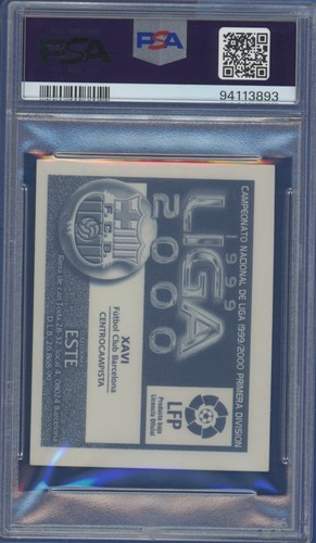 1999-2000 Colecciones Este #NNO Xavi PSA 6 Barcelona LOW POP - Bild 2 von 2