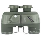 Shooin Optics 7X50 Marine Binoculars with Compass, Waterproof Fmc Nitrogen-Fille