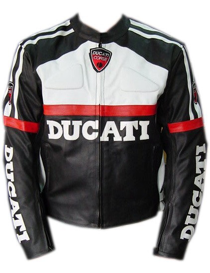 Veste en cuir de motard Ducati pour vos virées et trajets
