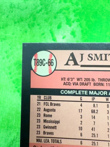 AJ Smith - Shawver RC - 2024 Topps Chrome - 1989 Topp Mojo #T89C-66 ATL Braves - Picture 9 of 11