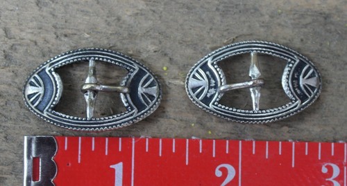 Vintage Metal Buckles 8 Buckles in Various Sizes Retro Chic! - Picture 9 of 9