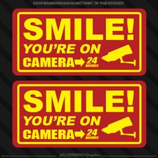 2x Camera Security Sticker Window Alarm Surveillance Home Caution Warning Cctv 2x Camera Security Sticker Window Alarm Surveillance Home Caution Warning Cctv