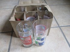 6 verres coca cola collector mondial rugby 2003