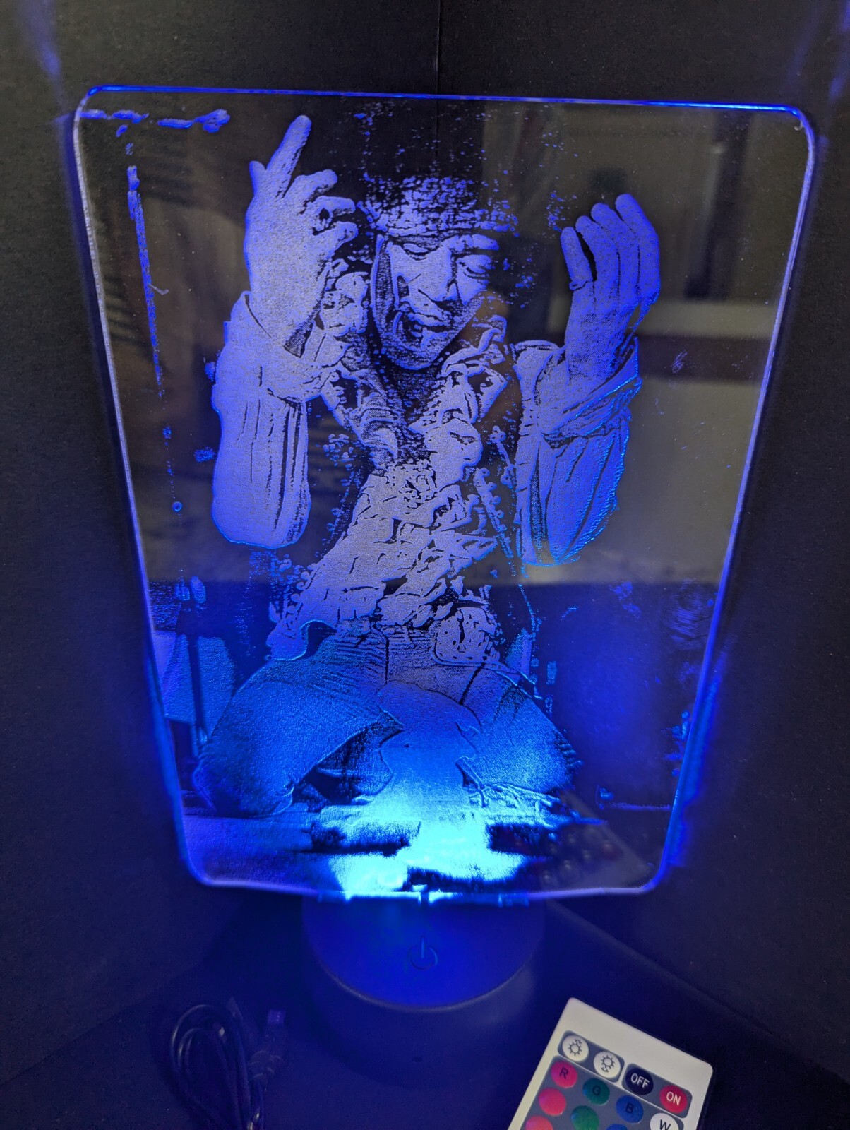 Jimi Hendrix L.E.D. Large light display