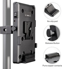V-lock Mount Battery Plate Adapter Super Clamp Crab NP-FZ100 for Sony A7Ⅲ, A7RⅢ