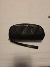 Oakley Black Sunglass/Eyeglass Wristlet Case Zipper Close 6"L x 2" D - O Logo