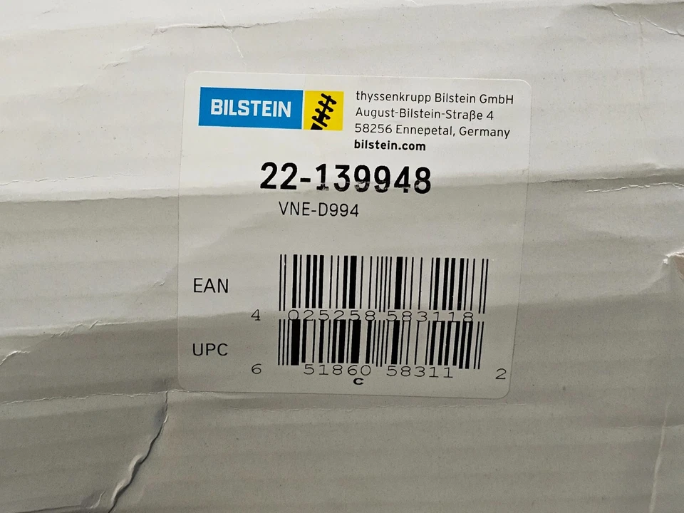 Bilstein 22-139948 B4 lado del pasajero delantero doble tubo puntal para 01-06 BMW 330Ci Foto 2 de 4