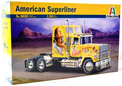 Italeri American Superliner 1:24 Scale Model Truck Kit #3820~NEW in BOX