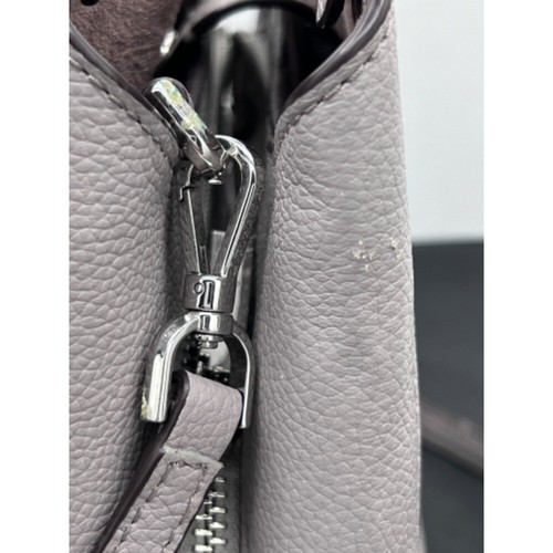 Kate Spade NY Talia Triple Compartment Gray Pebble Leather Crossbody Purse - Picture 6 of 14