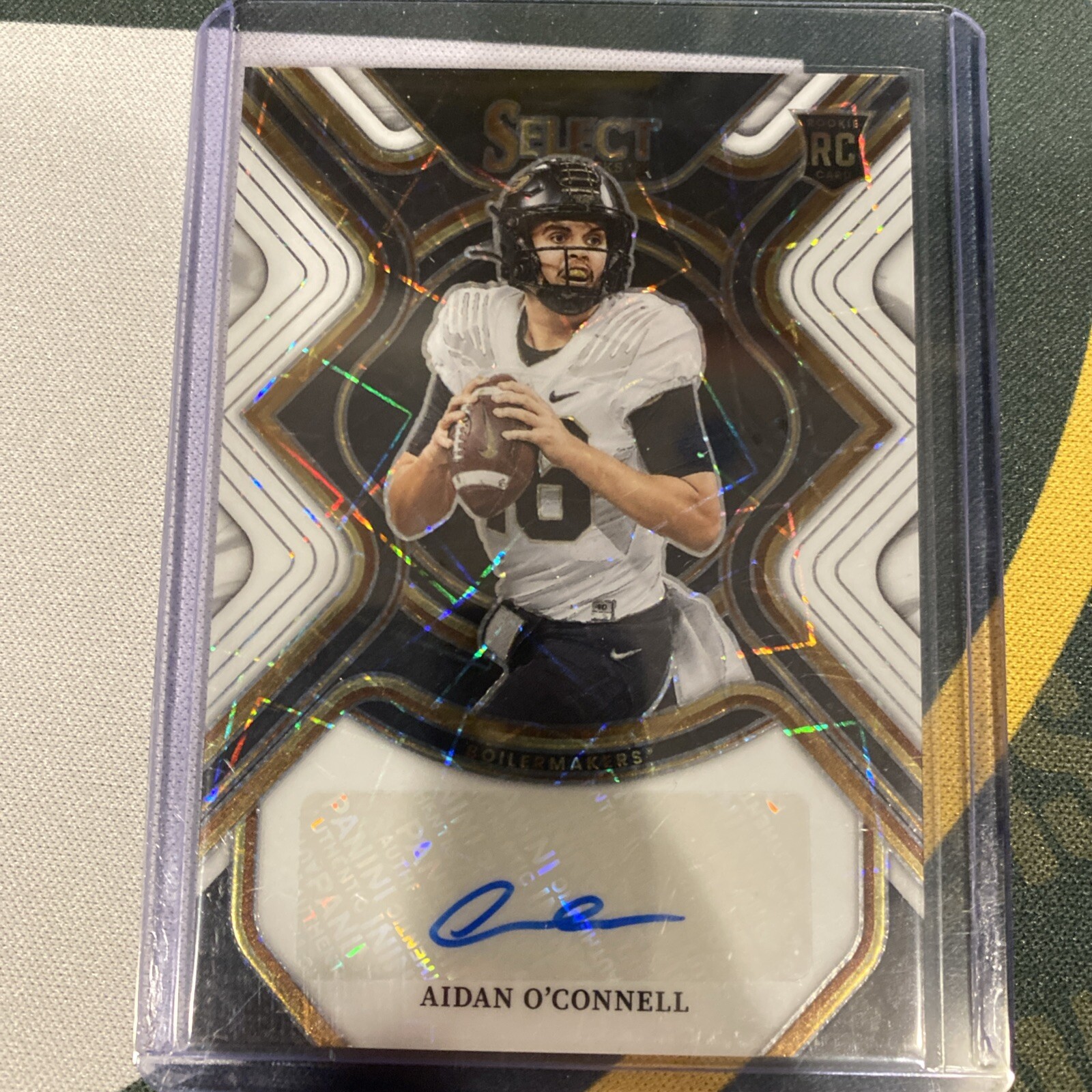 2023 Select Draft Picks Aidan O'Connell AUTO /49 Rookie Raiders RS-AOC