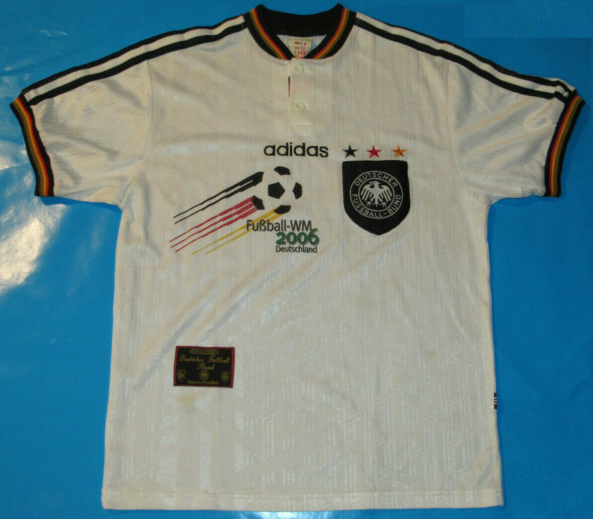 【未使用品・タグ付】adidas DEUTSCHER FUSSBALL-BUND Adidas Germany Deutscher Fussball Bund Track Jacket Zip Mens