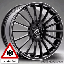 19 Zoll DX7 Felgen 8x19 5x114,3 ET40 schwarz mit poliertem Rand für Hyundai