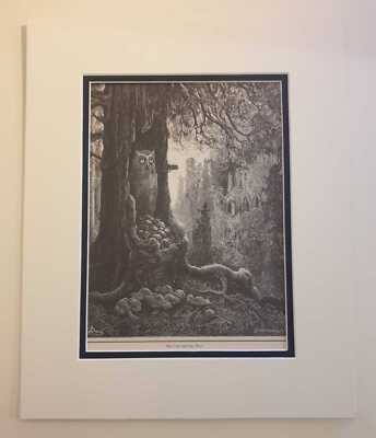 DORE The Owl and the Mice (1984 Fables Print Reproduction)