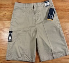 FRENCH TOAST BOY'S SHORT SIZE 18 NWT COLOR KHAKI PLEATED SHORT