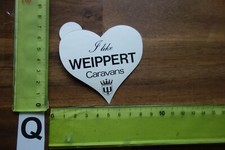 Old Sticker Camping Caravan Motorhome Weippert (QA)