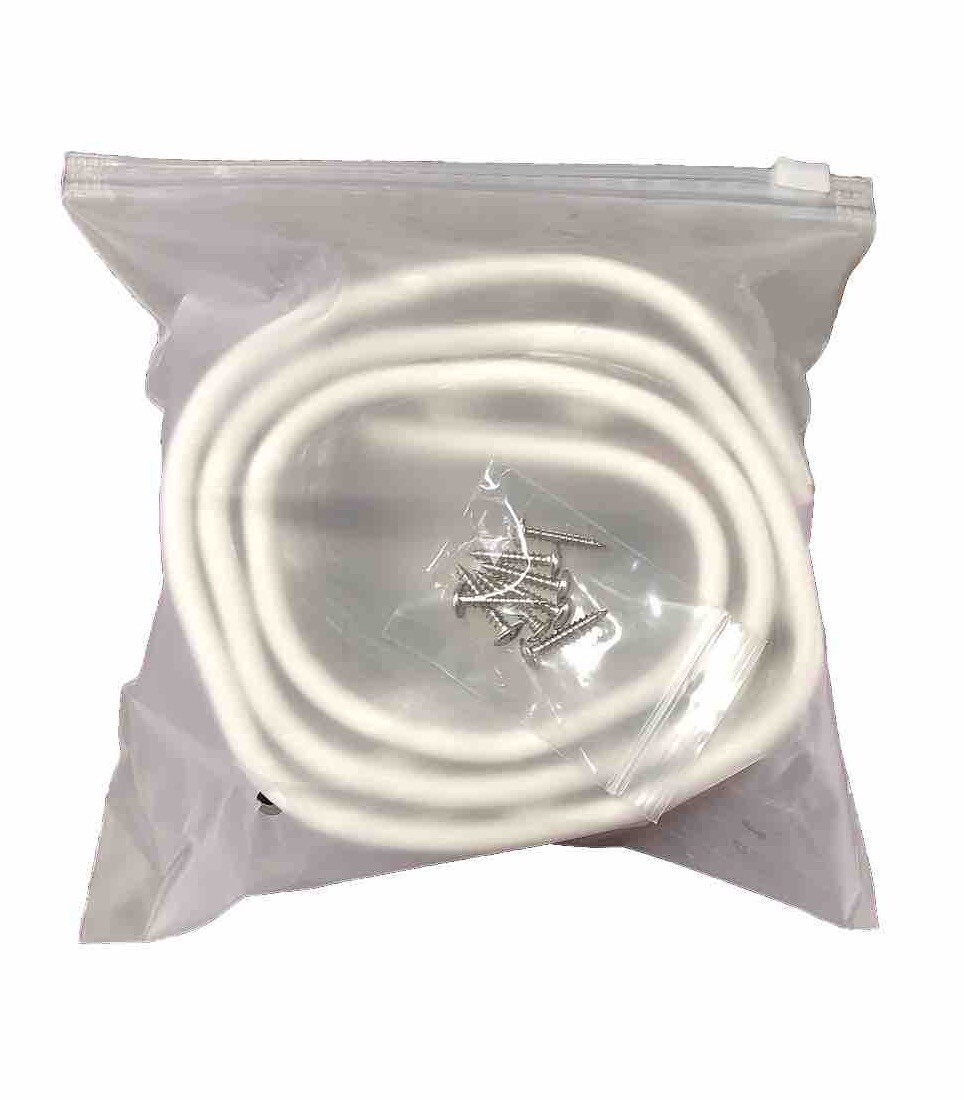 Door Draft Stopper Strong Adhesive Draft Stopper for Bottom of Door  39"L White