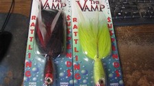 Wahoo "The Vamp" bucktail, saltwater, muskys, 2 ct, new, free shipping
