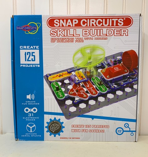 Snap Circuit SB-125 Skill Builder 125 proyectos STEM con sonidos divertidos - Imagen 1 de 3