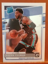 2020-21 Donruss Optic #185 Xavier Tillman RR RC GRIZZLIES 