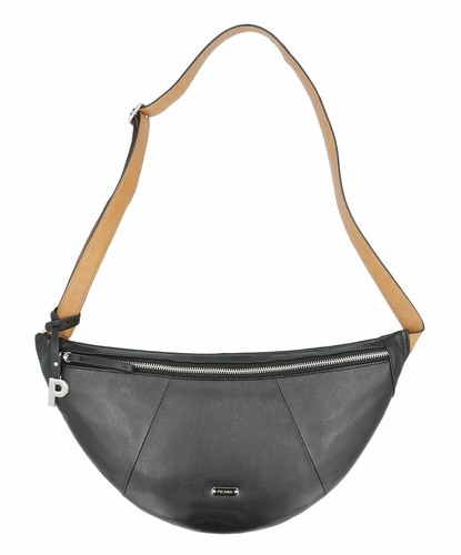 Sac Bandoulière PICARD Glamping – Noir – Femme – Neuf Avec étiquettes
