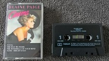 ELAINE PAIGE - CINEMA . Cassette Tape.