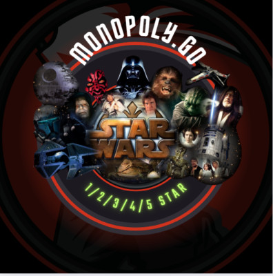  Monopoly.Go  StarWars All 1/2/3/4/5 Star  Cheap!!! 