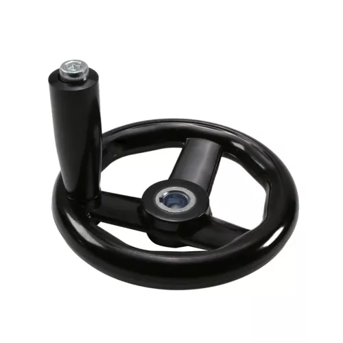 160mm*16mm*5mm 3 Spoke Hand Wheel With Revolving Handle For Milling Machine NEW - Picture 13 of 19