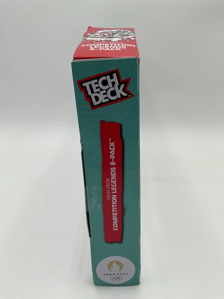 Tech Deck Competition Legends Paquete de 8 Mini Patinetas 2024 Juegos Olímpicos París Foto 3 de 4