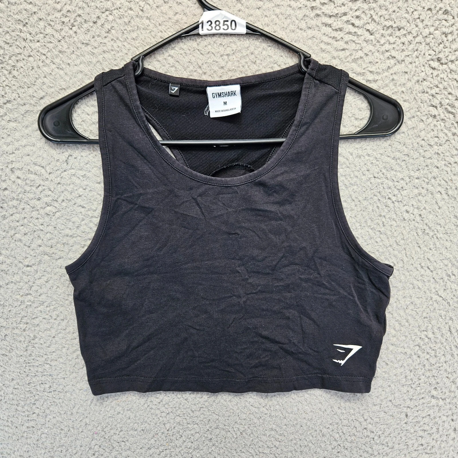 gymshark cropped racerback sleeveless shirt