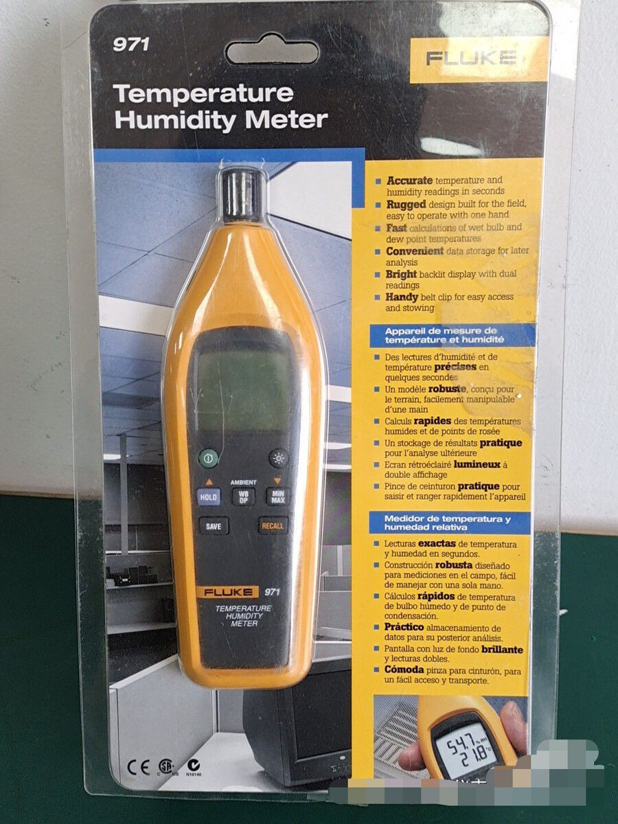 Fluke 971 Dual Display Temperature Humidity Meter