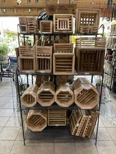 12 inch Cedar Orchid basket, hanging orchid basket, orchard basket