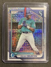 Felnin Celesten 2024 Bowman Mega Box Mojo #BCP-94 Seattle Mariners