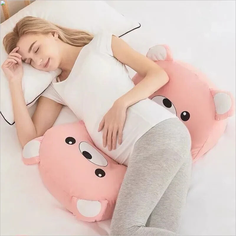 Pregnant Maternity Women Cushion Side Sleeping Pillow Support Waist Nursing Mult-image