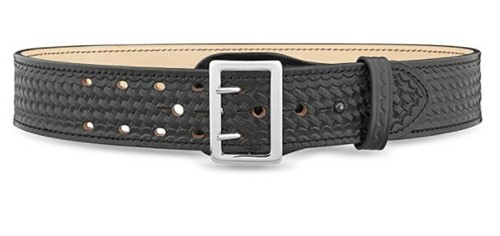 DUTYMAN 1021 CUERO 2.25" SAM MARRÓN CESTA TEJIDO SIN HEBILLA/GUARDIÁN TALLA 30" - Imagen 1 de 2