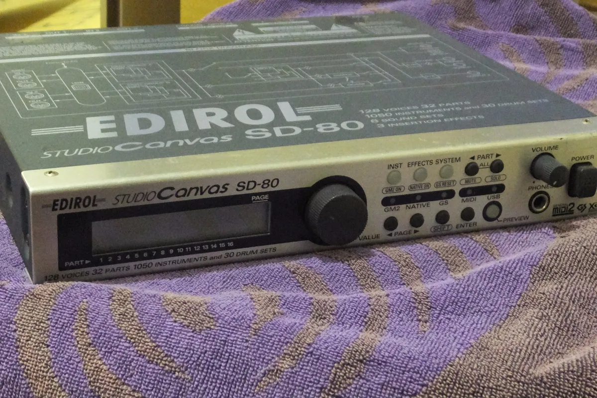 Roland Edirol SD-80 Studio Canvas MIDI Sound module