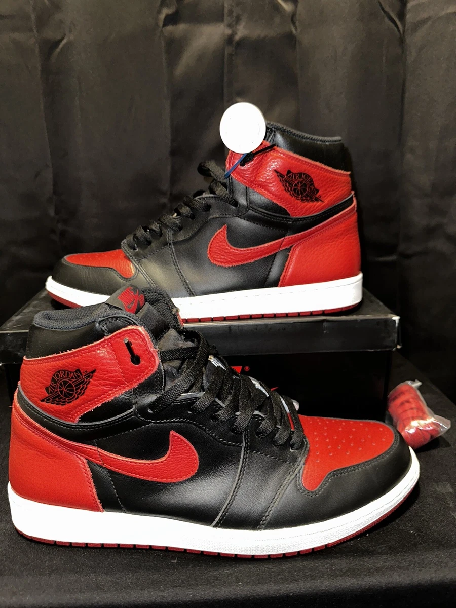 Nike Air Jordan 1 Retro Banned Bred Size 13 555088-001 Red |