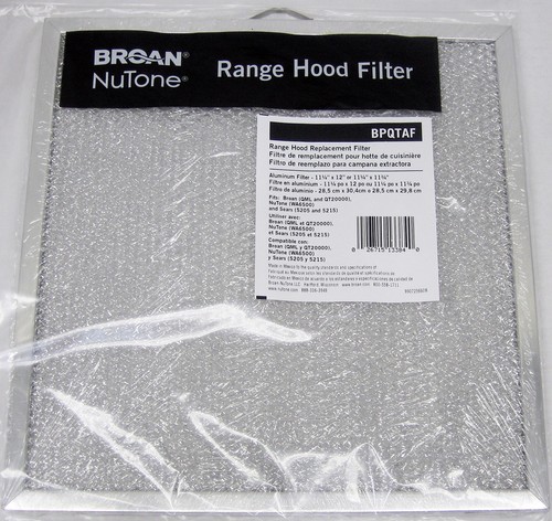nutone range hood filter cleaning