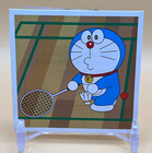 Doraemon Character Sticker Seal No.24 Badminton Japanese Anime 2020 Ensky Japan