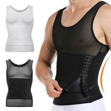 Fajas Para Hombres Faja Reductora De Hombre Men Body Shaper Tummy Control Tee