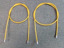 PAIR - YELLOW SAFETY CABLES FOR MORBARK WOOD CHIPPERS PART # 24714-342