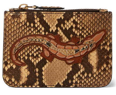 $550 Ralph Lauren Purple Label Collection Crocodile Python Mini