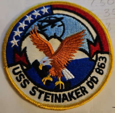 US Navy USS Steinaker DD-863 Command Patch | eBay