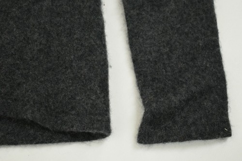 Ann Taylor Kids Dark Gray Pure Cashmere Sweater V Neck Ribbed Knit Trim L - Picture 6 of 7