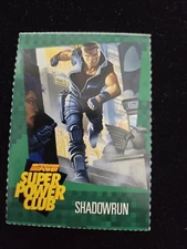 Nintendo Power Super Power Club Magazine Card 77 Shadowrun