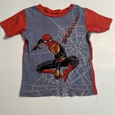Marvel Studios Spider-Man Pajama Top Kids Size 8
