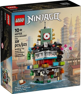 LEGO Ninjago (40703): Micro Ninjago City -  Nagelneu & Versiegelt 