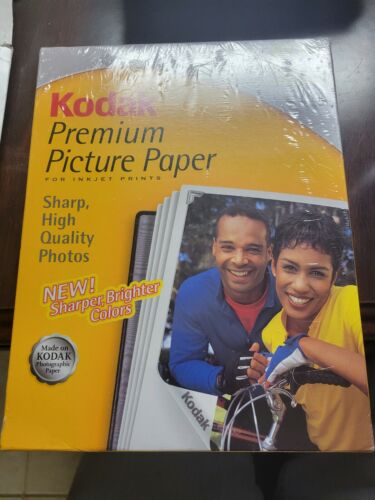 Kodak Premium Picture Paper for Inkjet Prints, 50 sheets, High Gloss, 8.5"x11"
